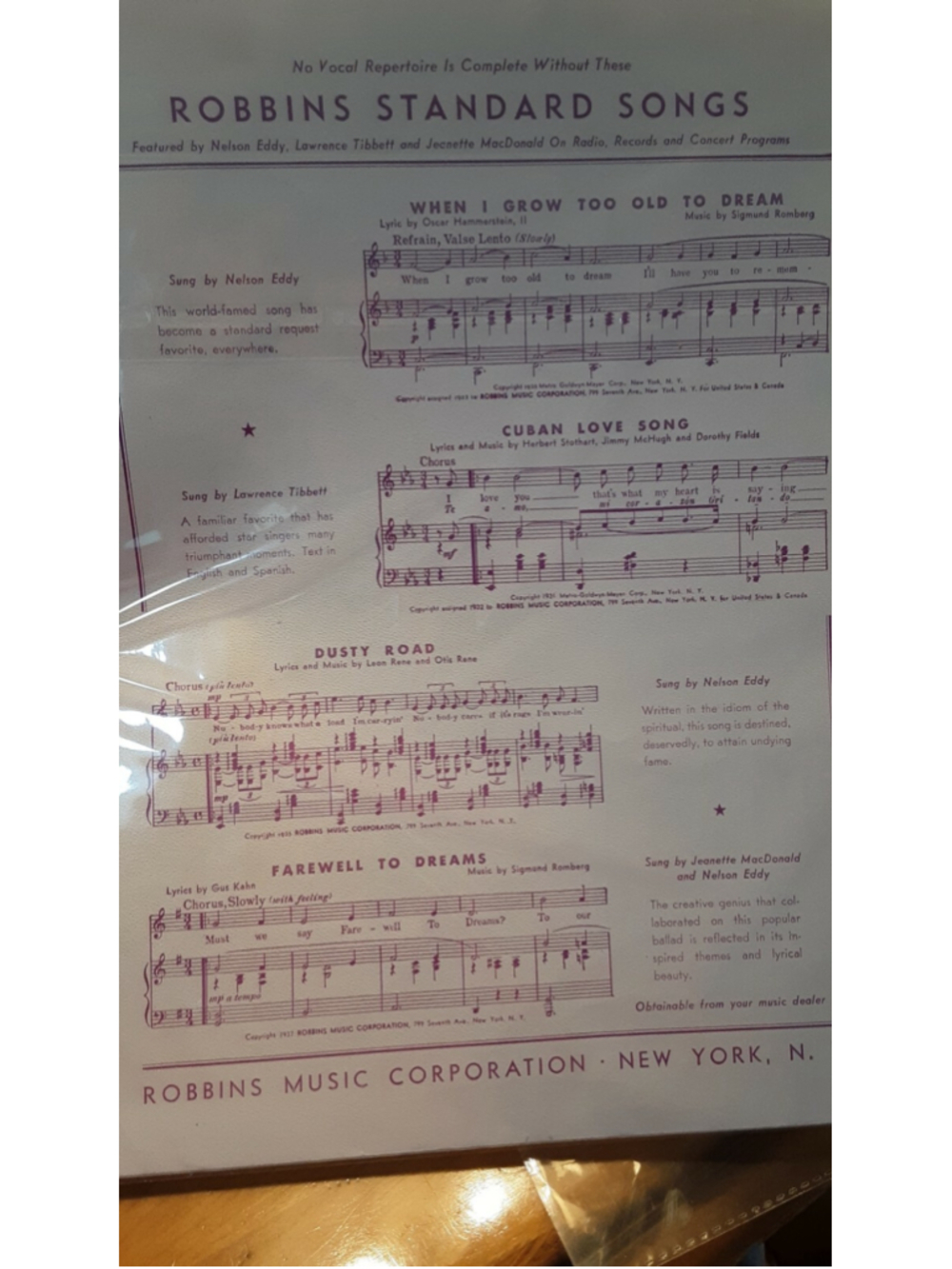 Merry Widow Waltz Sheet Music Robbins royal edition love remained vintage